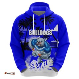 nrl bulldogs hoodie summer vibe style