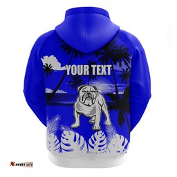nrl bulldogs hoodie summer vibe style