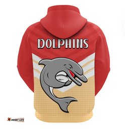 redcliffe dolphins rugby hoodie simple style
