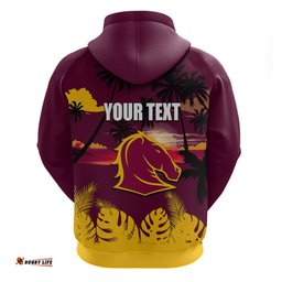 nrl broncos hoodie summer vibe style