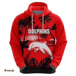 nrl dolphins hoodie summer vibe style