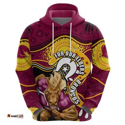 broncos mascot nrl hoodie naidoc