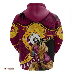 broncos mascot nrl hoodie naidoc