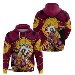 broncos mascot nrl hoodie naidoc