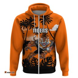 nrl tigers hoodie summer vibe style