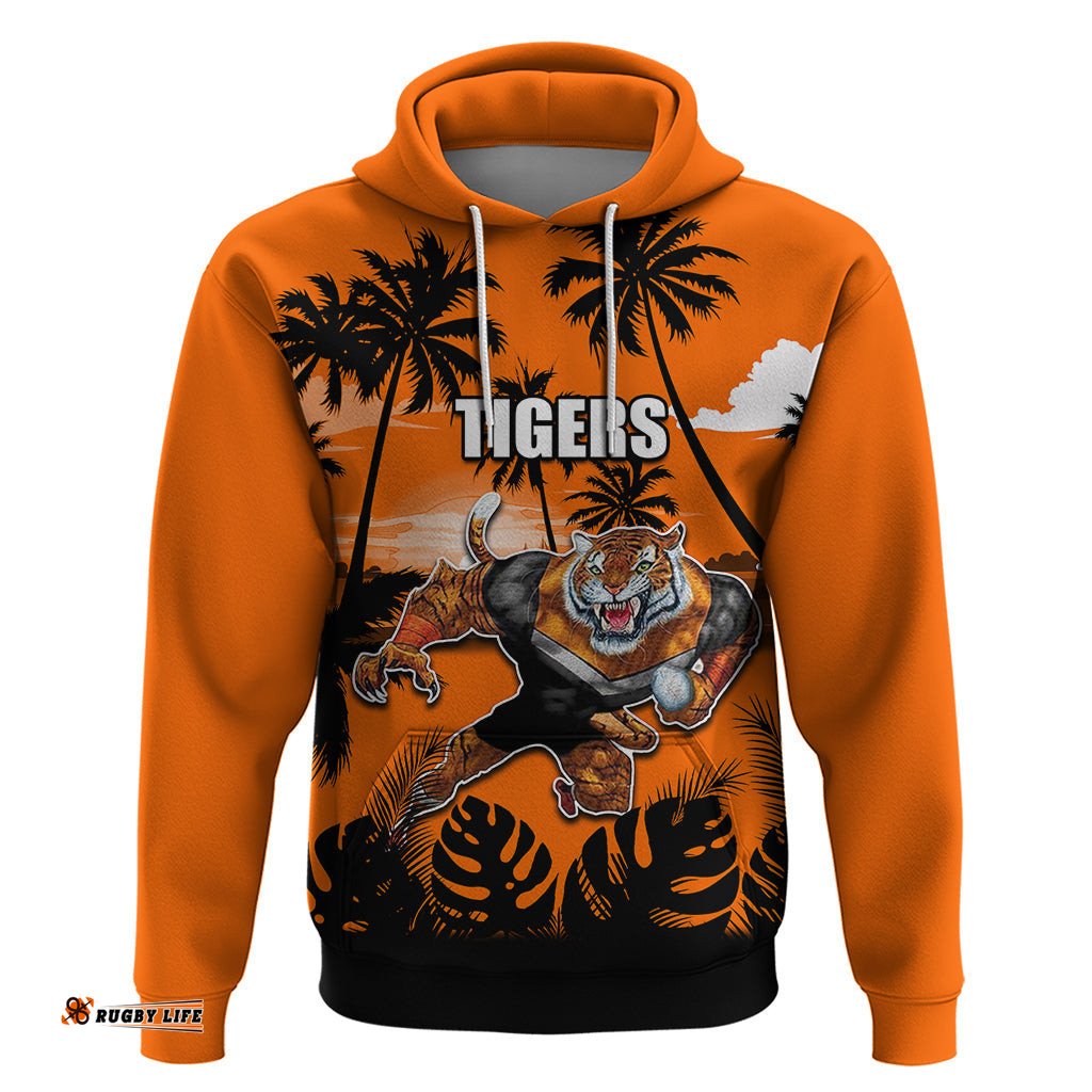 nrl tigers hoodie summer vibe style