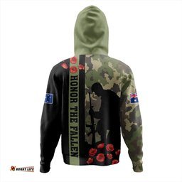 australia hoodie lest we forget military camouflage simple style