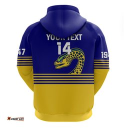 personalised eels rugby hoodie parramatta 1947 dynamic blue