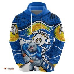 bulldogs mascot nrl hoodie naidoc