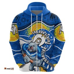 bulldogs mascot nrl hoodie naidoc