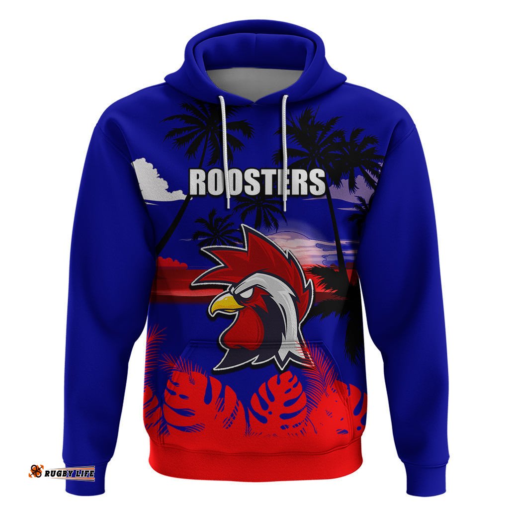 nrl roosters hoodie summer vibe style