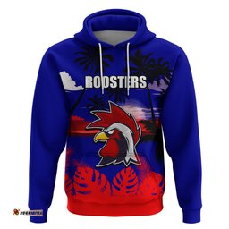 nrl roosters hoodie summer vibe style