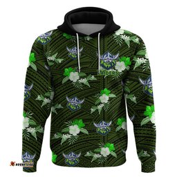 custom text and number raiders rugby hoodie polynesian tribal mix tropical hawaiian style