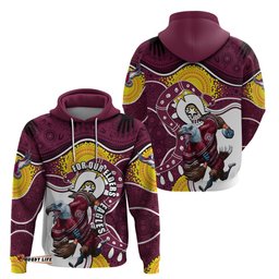 sea eagles mascot nrl hoodie naidoc