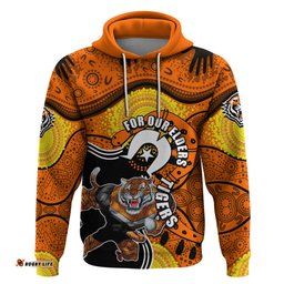 tigers mascot nrl hoodie naidoc