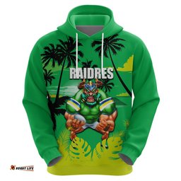 nrl raiders hoodie summer vibe style
