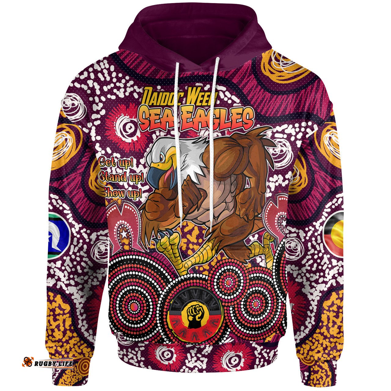 australia sea eagles hoodie - custom naidoc week australia sea eagles hoodie