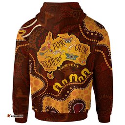 australia naidoc week hoodie custom for our elders naidoc quotes aboriginal inspired land hoodie