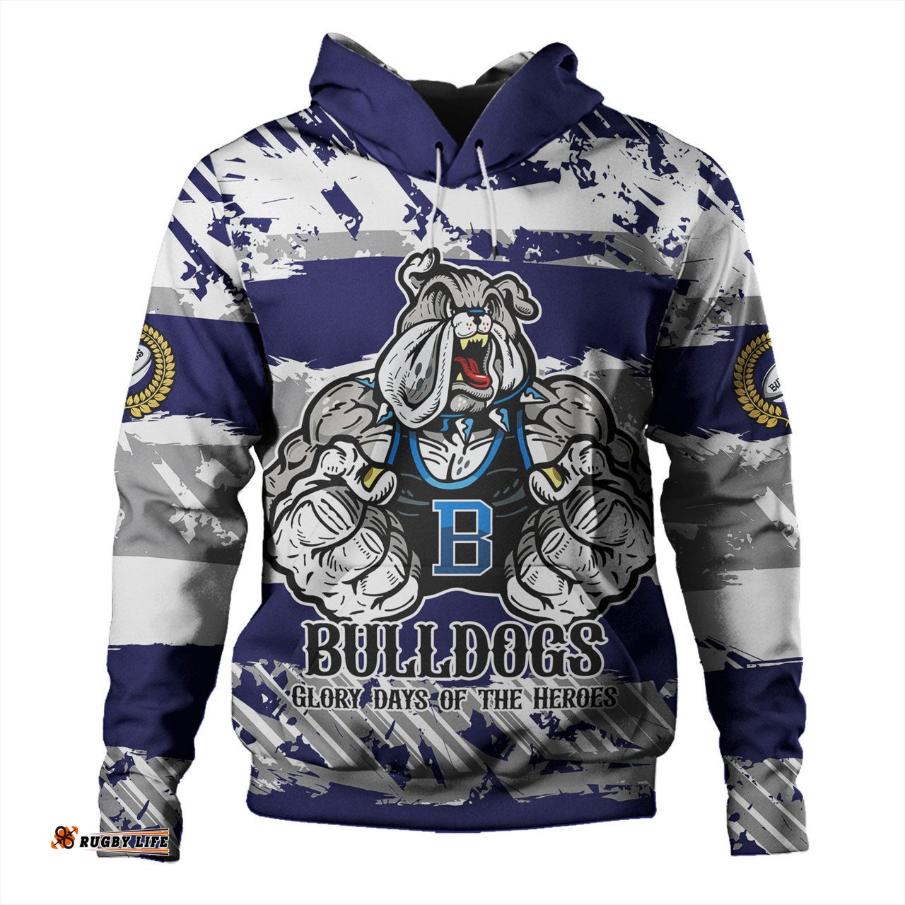 canterbury-bankstown bulldogs hoodie - theme song inspired