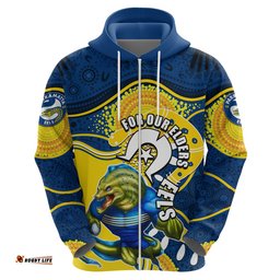 eels mascot nrl hoodie naidoc