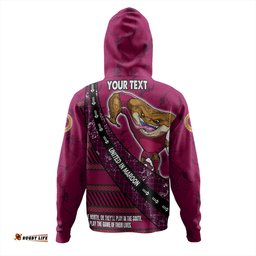 cane toads sport hoodie - theme song for rugby with sporty style