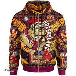 cane toads christmas hoodie - custom qld go maroons cane toads aboriginal inspired with snowflake hoodie