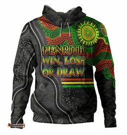 australia penrith custom hoodie win lose or draw hoodie