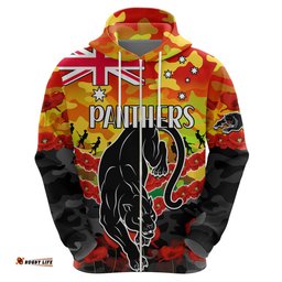 panthers rugby anzac hoodie lest we forget