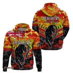 panthers rugby anzac hoodie lest we forget
