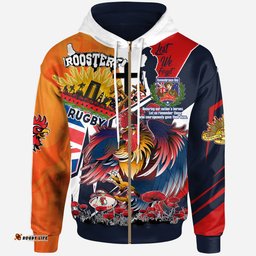 australia sydney hoodie - custom remembrance sydney anzac quote with poppy and rosemary hoodie