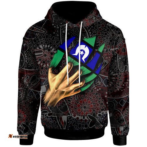 australia torres strait islands inspired hoodie torres strait blood in me