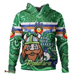 canberra raiders naidoc week custom hoodie - for our elders home jersey hoodie