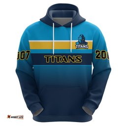 personalised titans rugby hoodie gold coast 2007 sporty style