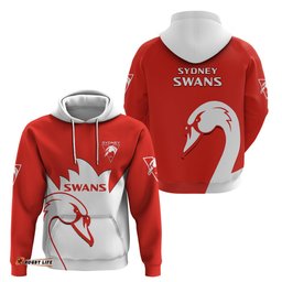 sydney swans football hoodie go swannies sporty style