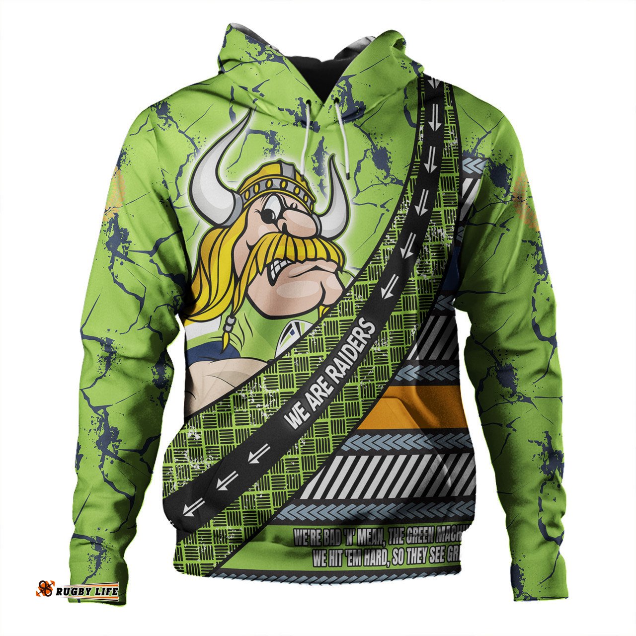 canberra raiders hoodie - theme song for rugby with sporty style