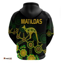 australia soccer hoodie matildas world cup with kangaroo