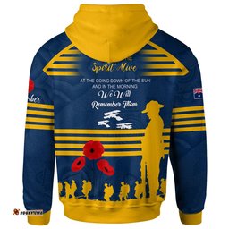 australia parramatta anzac custom hoodie keeping the spirit alive hoodie