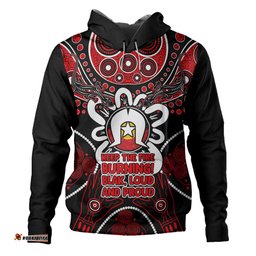 australia hoodie naidoc week aboriginal inspired dot art painting and aussie lizard