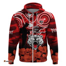 north sydney rugby anzac hoodie bears indigenous mix camouflage poppy