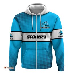 personalised sharks rugby hoodie go sharkies sporty version