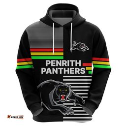 custom text and number penrith panthers rugby hoodie proud the panthers comeback