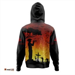 australia hoodie lest we forget horse sunset