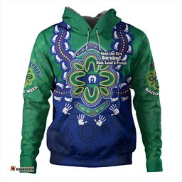 australia hoodie torres strait aboriginal inspired naidoc symbol pattern