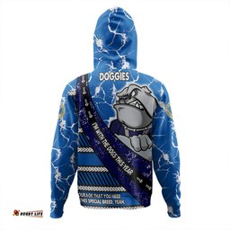 canterbury-bankstown bulldogs hoodie - theme song for rugby with sporty style