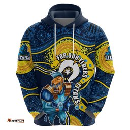 titans mascot nrl hoodie naidoc