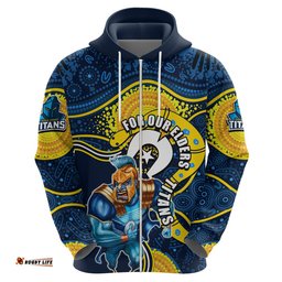 titans mascot nrl hoodie naidoc