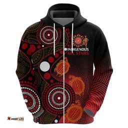 australia indigenous rugby hoodie all stars aboriginal turtle