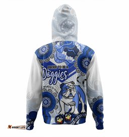 canterbury-bankstown bulldogs custom hoodie - proud to be a doggies home jersey hoodie