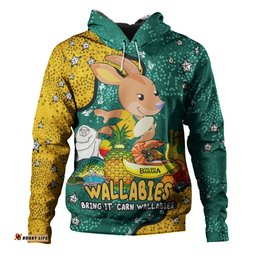 australia wallabies custom hoodie - australian big things hoodie