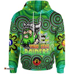 canberra raiders hoodie - custom naidoc week super canberra raiders hoodie